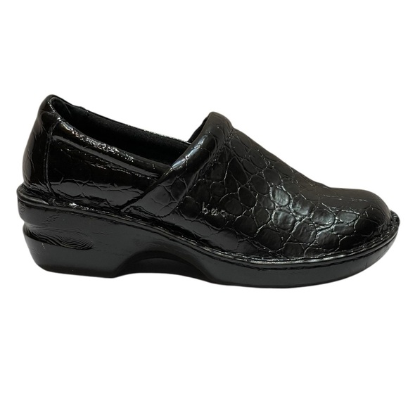 B.O.C. Born Concepts Black Faux Alligator Womens Clogs SZ 8.5 40 EU - Picture 8 of 12